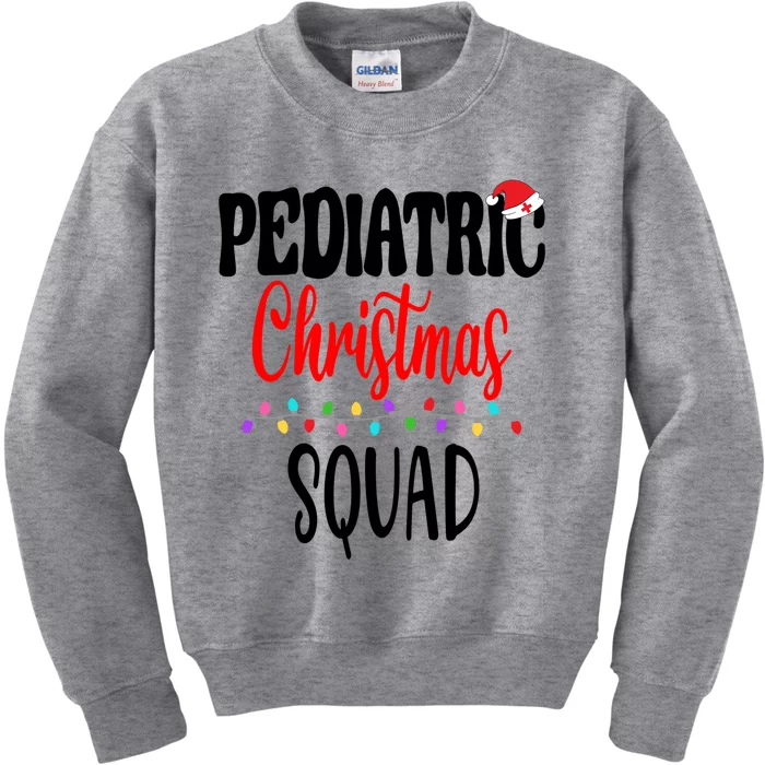 Christmas Nurse Crew Matching Er Nursing Gift Kids Sweatshirt