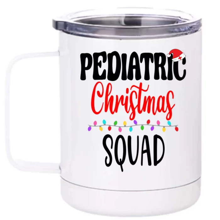 Christmas Nurse Crew Matching Er Nursing Gift Front & Back 12oz Stainless Steel Tumbler Cup