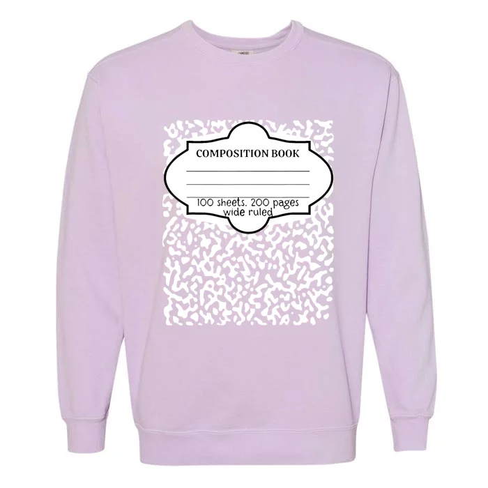 Composition Notebook Costume Matching Group Garment-Dyed Sweatshirt