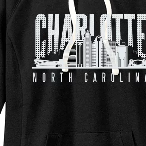 Charlotte North Carolina City Women's Fleece Hoodie