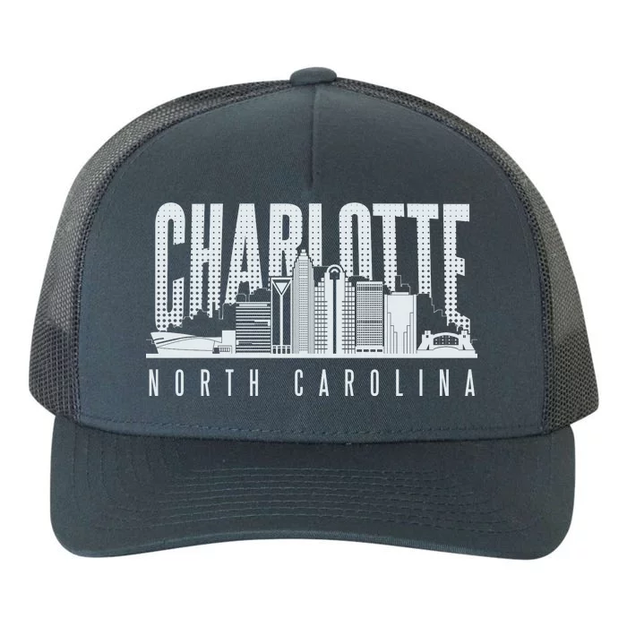 Charlotte North Carolina City Yupoong Adult 5-Panel Trucker Hat