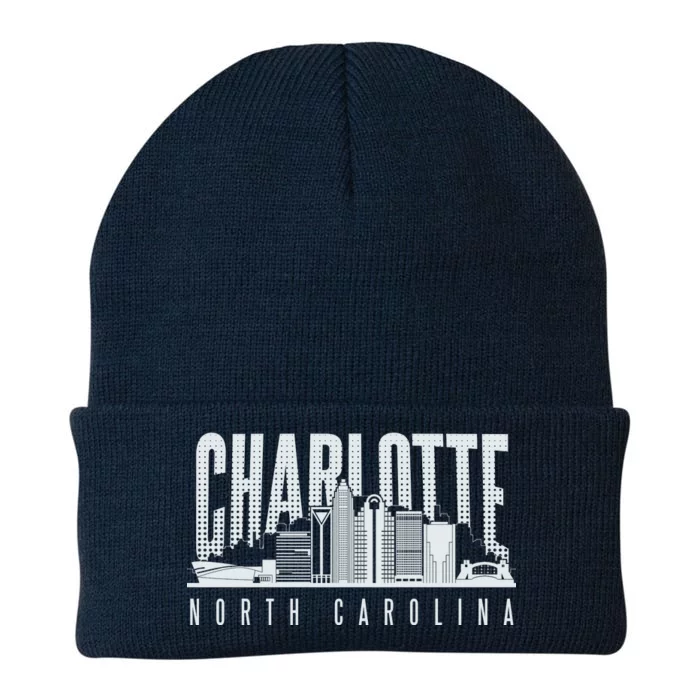 Charlotte North Carolina City Knit Cap Winter Beanie