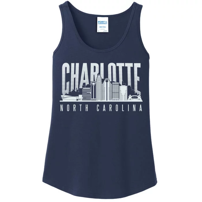 Charlotte North Carolina City Ladies Essential Tank