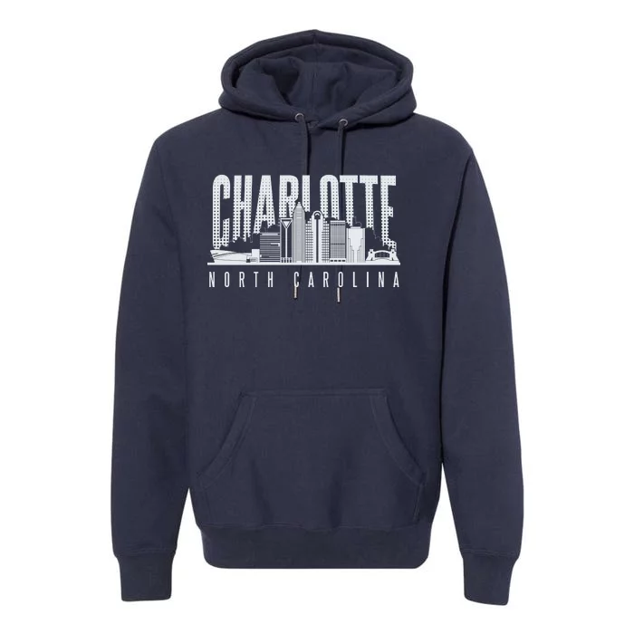 Charlotte North Carolina City Premium Hoodie