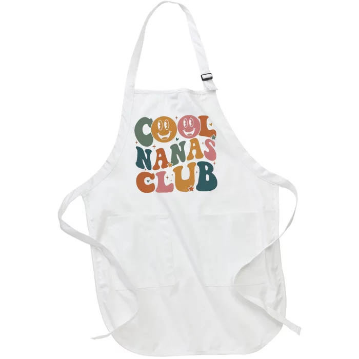 Cool Nanas Club Cool Grandmas Club Full-Length Apron With Pocket