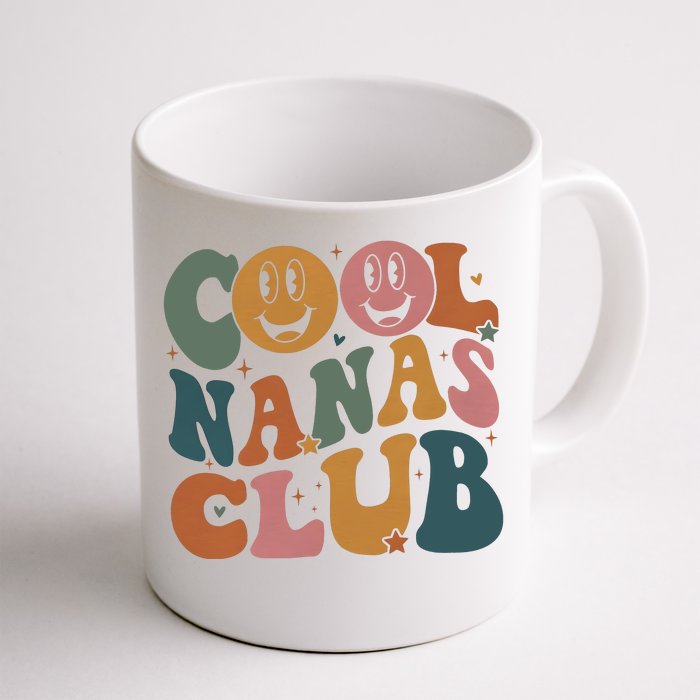 Cool Nanas Club Cool Grandmas Club Front & Back Coffee Mug