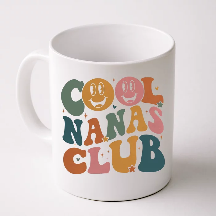 Cool Nanas Club Cool Grandmas Club Front & Back Coffee Mug