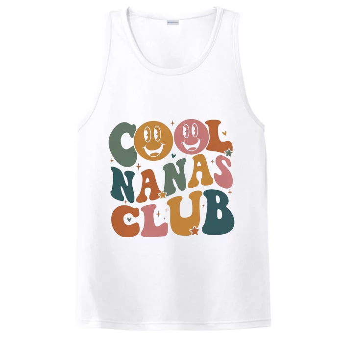 Cool Nanas Club Cool Grandmas Club Performance Tank