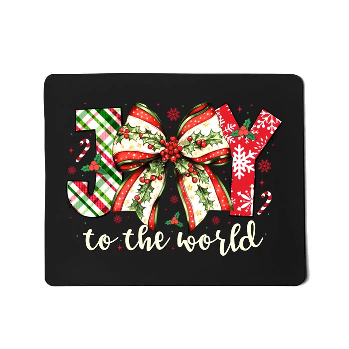 Christmas Nativity Christian Birth Of Jesus Joy To The World Mousepad