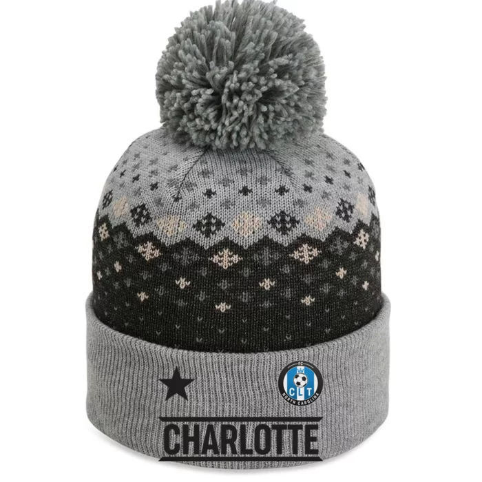 Charlotte North Carolina Soccer Jersey The Baniff Cuffed Pom Beanie