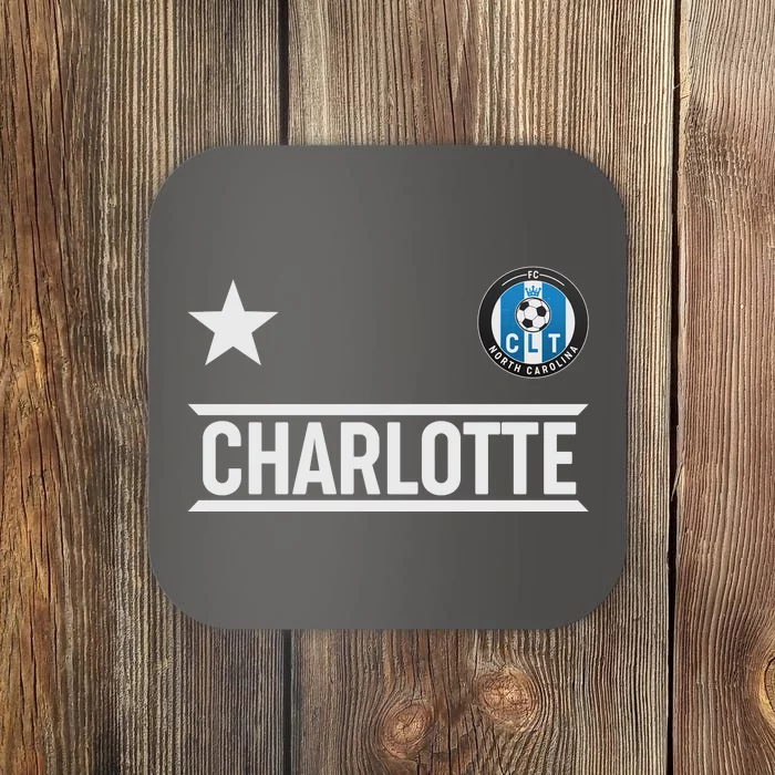 Charlotte North Carolina Soccer Jersey Coaster