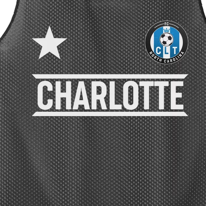 Charlotte North Carolina Soccer Jersey Mesh Reversible Basketball Jersey Tank