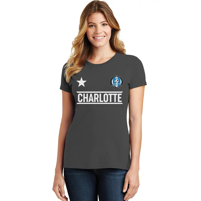 Charlotte North Carolina Soccer Jersey Women's T-Shirt