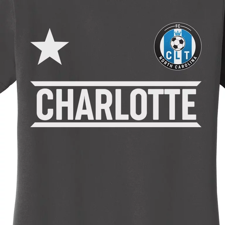 Charlotte North Carolina Soccer Jersey Women's T-Shirt