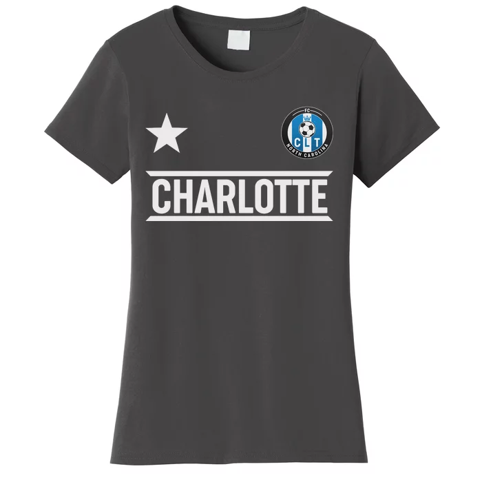 Charlotte North Carolina Soccer Jersey Women's T-Shirt