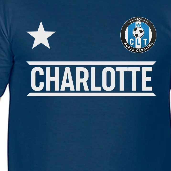 Charlotte North Carolina Soccer Jersey Comfort Colors T-Shirt