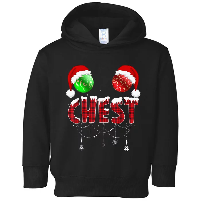 Chest Nuts Christmas Funny Matching Couple Chestnuts Toddler Hoodie