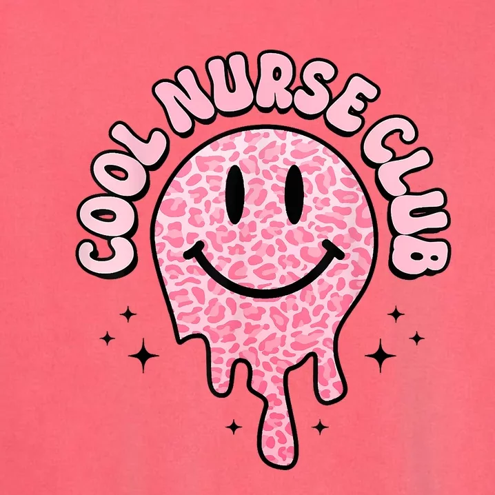 Cool Nurse Club Healthcare Worker Nurse Life Groovy Retro Garment-Dyed Sweatshirt