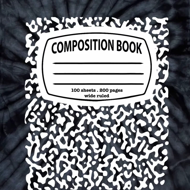 Composition Notebook Costume Matching Group Halloween Tie-Dye T-Shirt