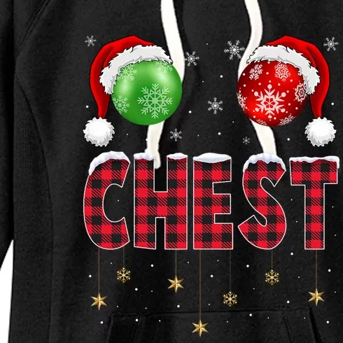 Chest Nuts Christmas Matching Couple Chestnuts Gift Women's Fleece Hoodie