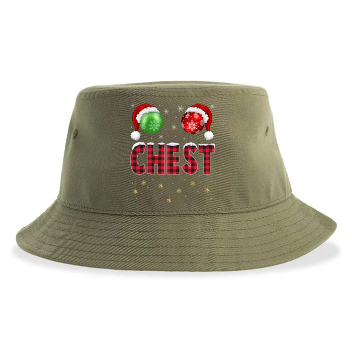 Chest Nuts Christmas Matching Couple Chestnuts Gift Sustainable Bucket Hat