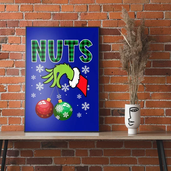 Chest Nuts Christmas  Funny Matching Couple Chestnuts Poster