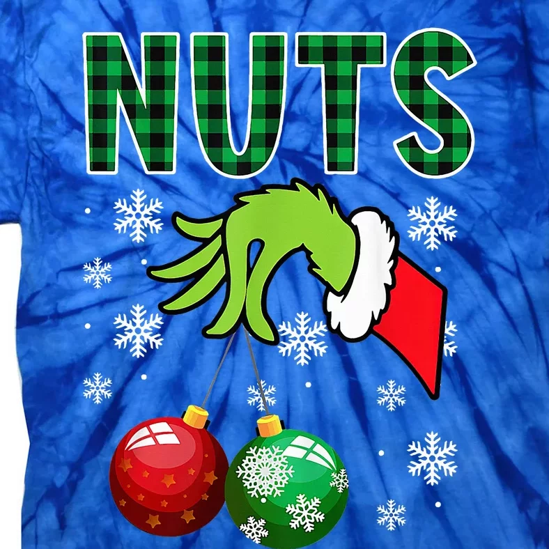 Chest Nuts Christmas  Funny Matching Couple Chestnuts Tie-Dye T-Shirt