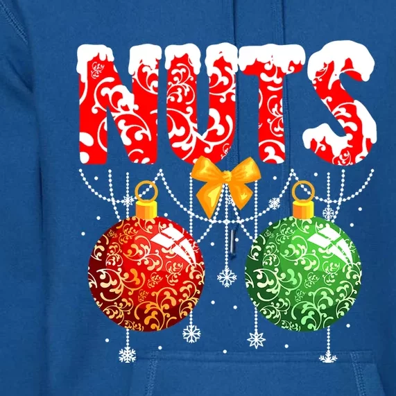 Chest Nuts Christmas Gift Matching Couple Chestnuts Meaningful Gift Premium Hoodie