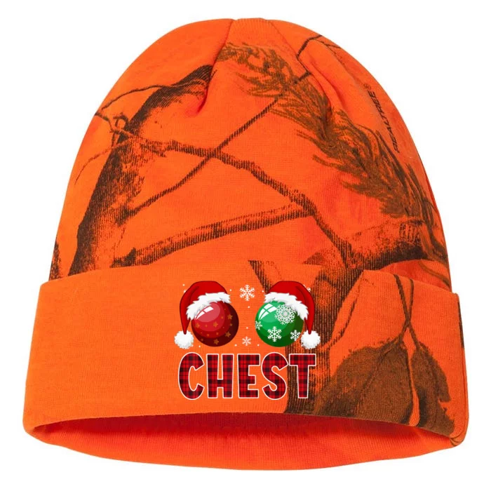 Chest Nuts Christmas Funny Matching Couple Chestnuts Kati - 12in Camo Beanie