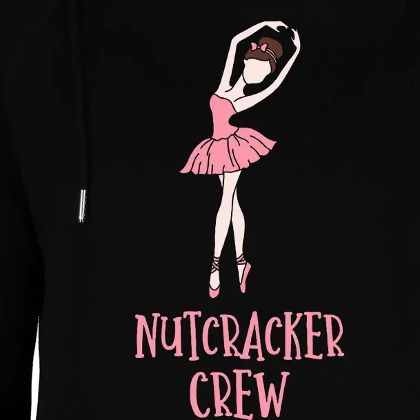 Cute Nutcracker Crew Ballet Dance Play Womens Funnel Neck Pullover Hood