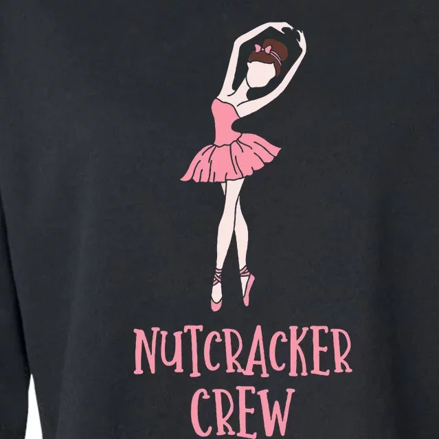 Cute Nutcracker Crew Ballet Dance Play Cropped Pullover Crew