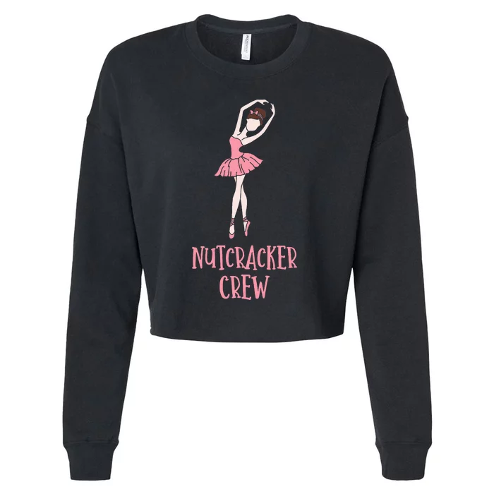 Cute Nutcracker Crew Ballet Dance Play Cropped Pullover Crew