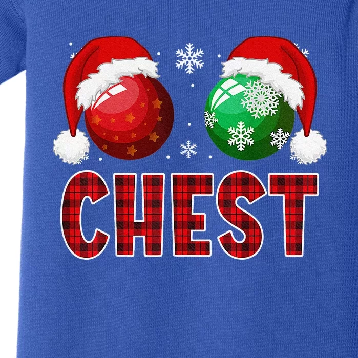 Chest Nuts Christmas Funny Funny Matching Couple Chestnuts Gift Baby Bodysuit