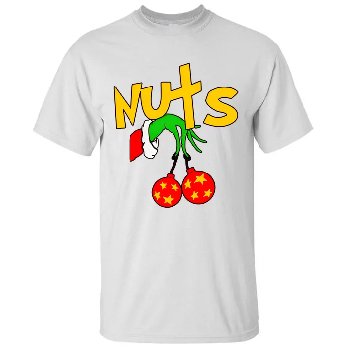 Chest Nuts Couples Matching Christmas Humor Tall T-Shirt