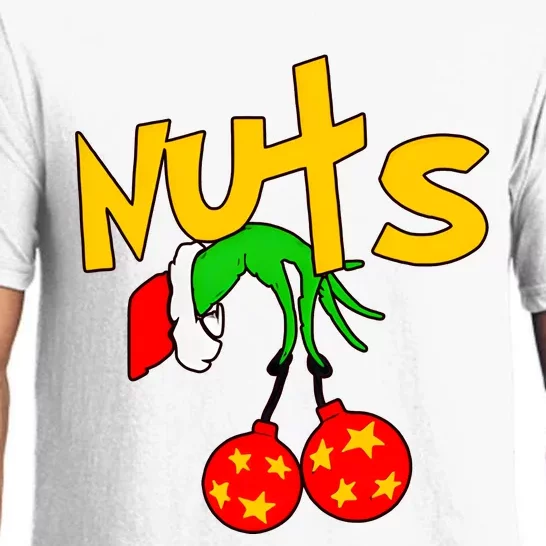 Chest Nuts Couples Matching Christmas Humor Pajama Set