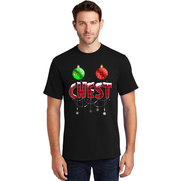 Chest Nuts Christmas Shirt Funny Matching Couple Chestnuts Tall T-Shirt