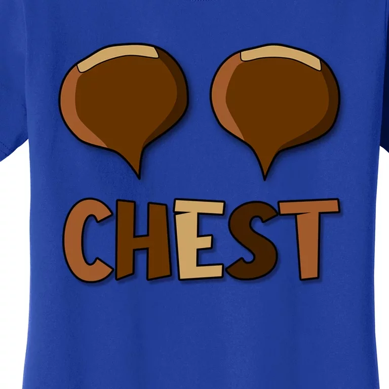 Chest Nuts Couples Matching Christmas Chestnut For Her Gift Women's T-Shirt