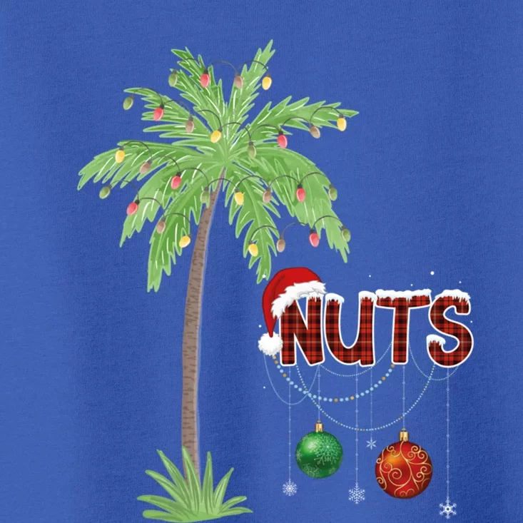 Chest Nuts Christmas Family Christmas Beach Palm Tree Lights Gift Toddler T-Shirt