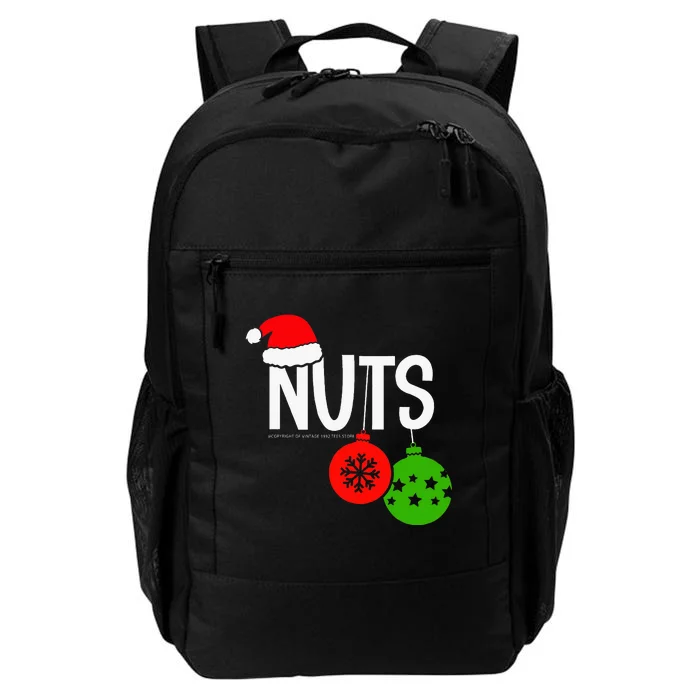 Chest Nuts Christmas Funny Matching Couple Chestnuts Daily Commute Backpack