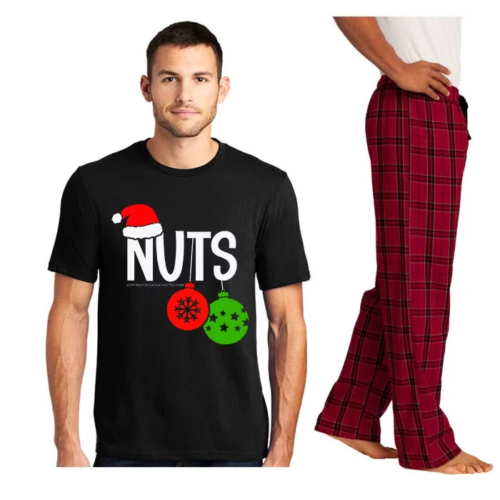 Chest Nuts Christmas Funny Matching Couple Chestnuts Pajama Set