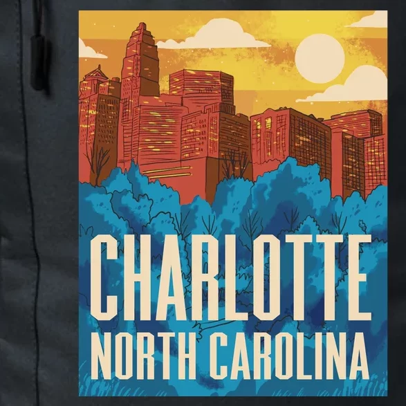 Charlotte North Carolina City Sunset Daily Commute Backpack