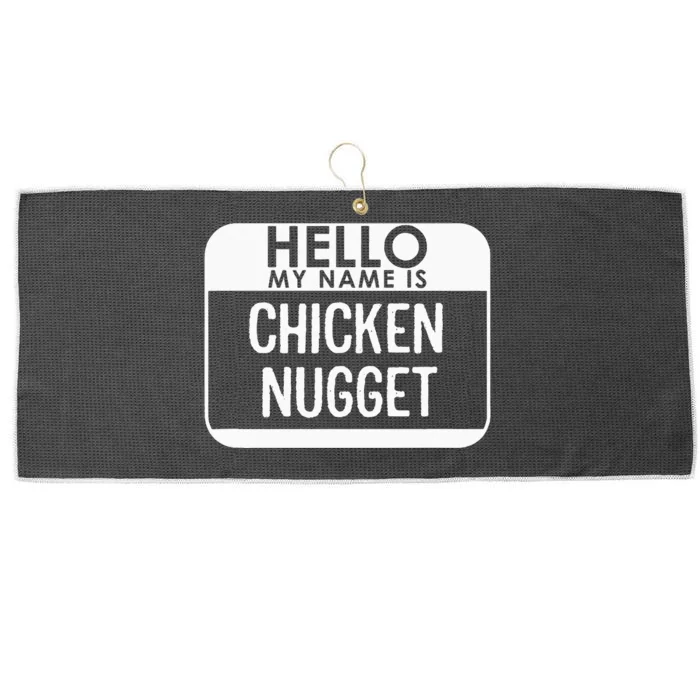 Chicken Nugget Costume Funny Easy Last Minute Halloween Gift Large Microfiber Waffle Golf Towel