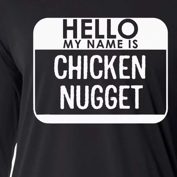 Chicken Nugget Costume Funny Easy Last Minute Halloween Gift Cooling Performance Long Sleeve Crew