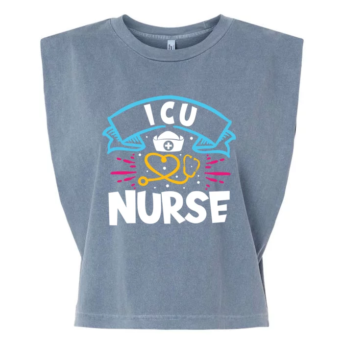 Clinic Nurse Caretaker Hospital Registered Gift Icu Nurse Gift Garment-Dyed Women's Muscle Tee