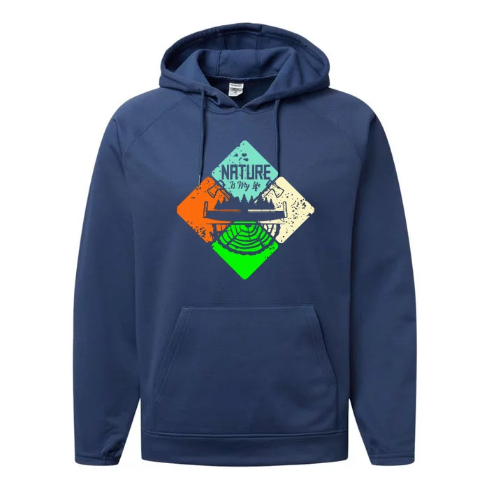 Colorful Nature Performance Fleece Hoodie