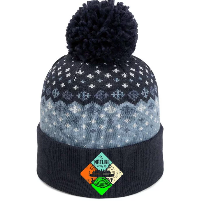 Colorful Nature The Baniff Cuffed Pom Beanie