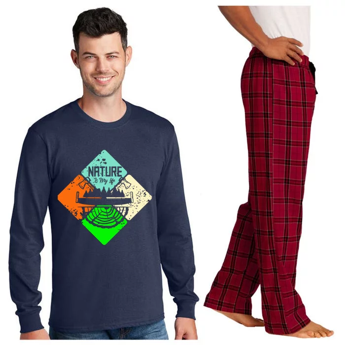 Colorful Nature Long Sleeve Pajama Set