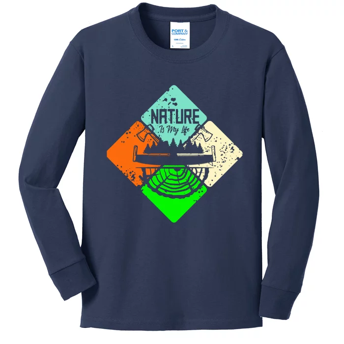 Colorful Nature Kids Long Sleeve Shirt