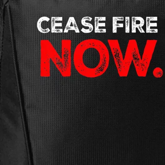 Ceasefire NOW City Backpack