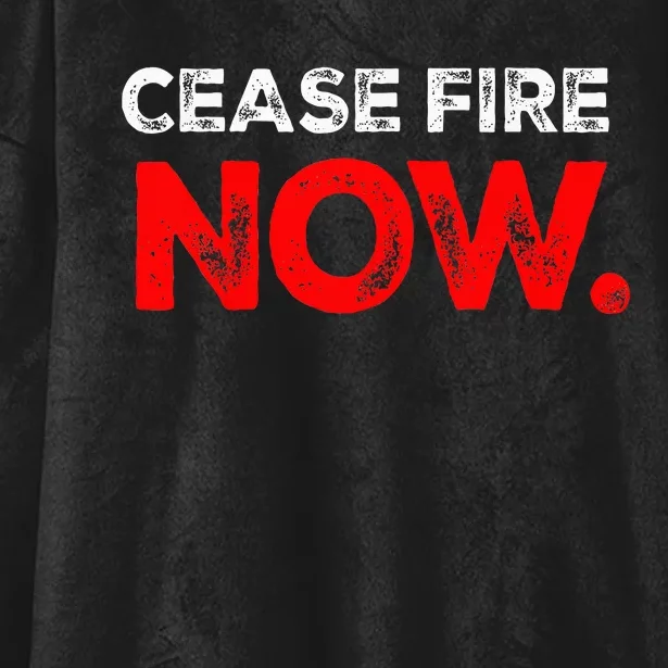 Ceasefire NOW Hooded Wearable Blanket